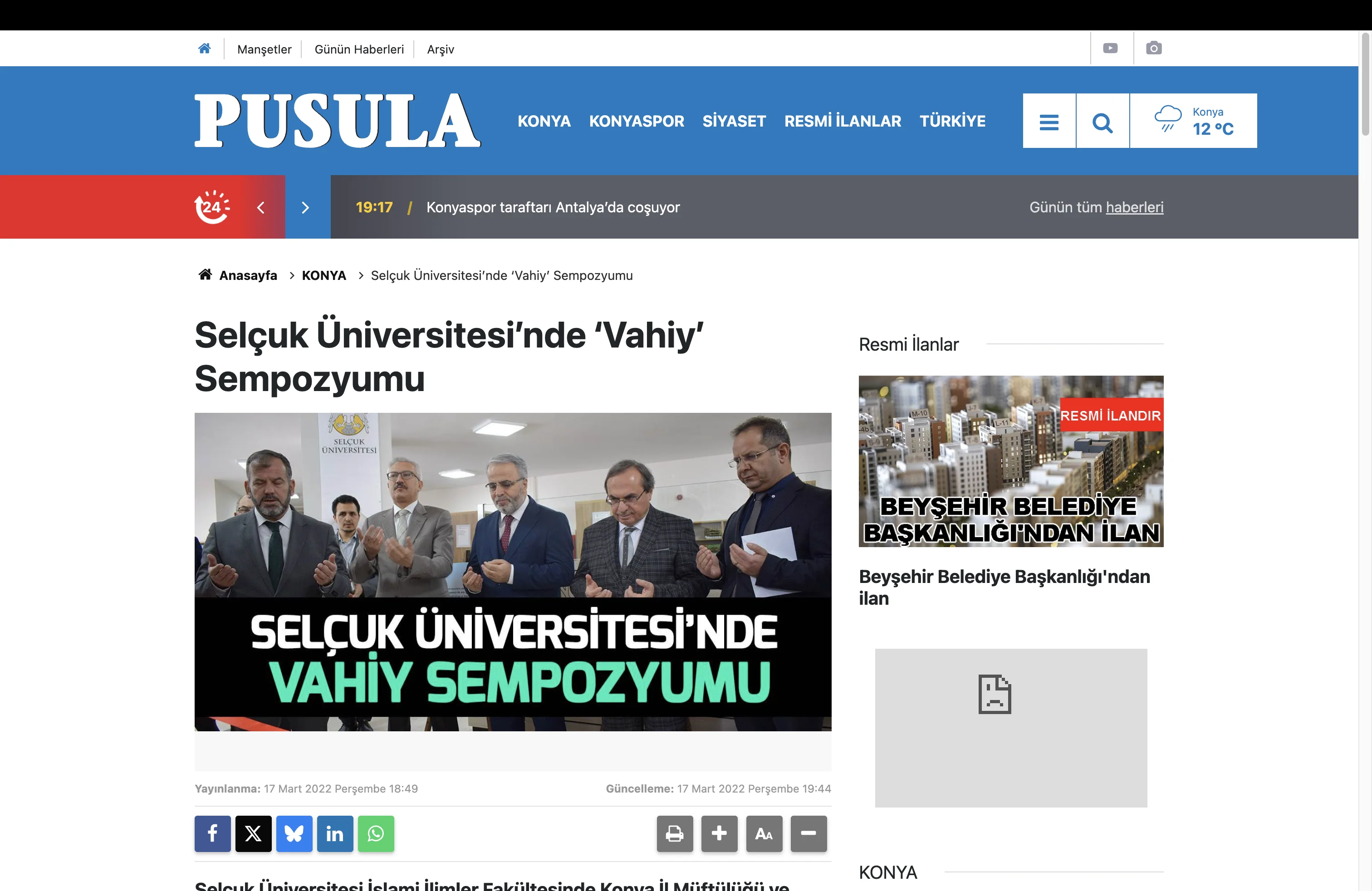 Basında Fakültemiz